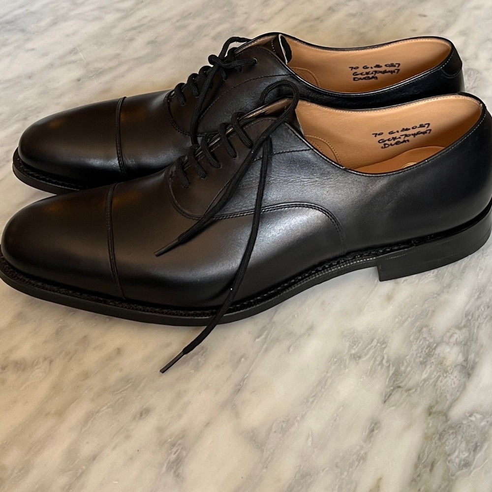 NWOT Church’s Dubai calf leather oxford black - Picture 8 of 14